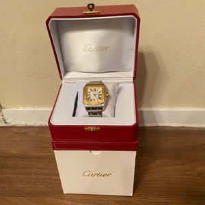 Real stainless steel Cartier watch